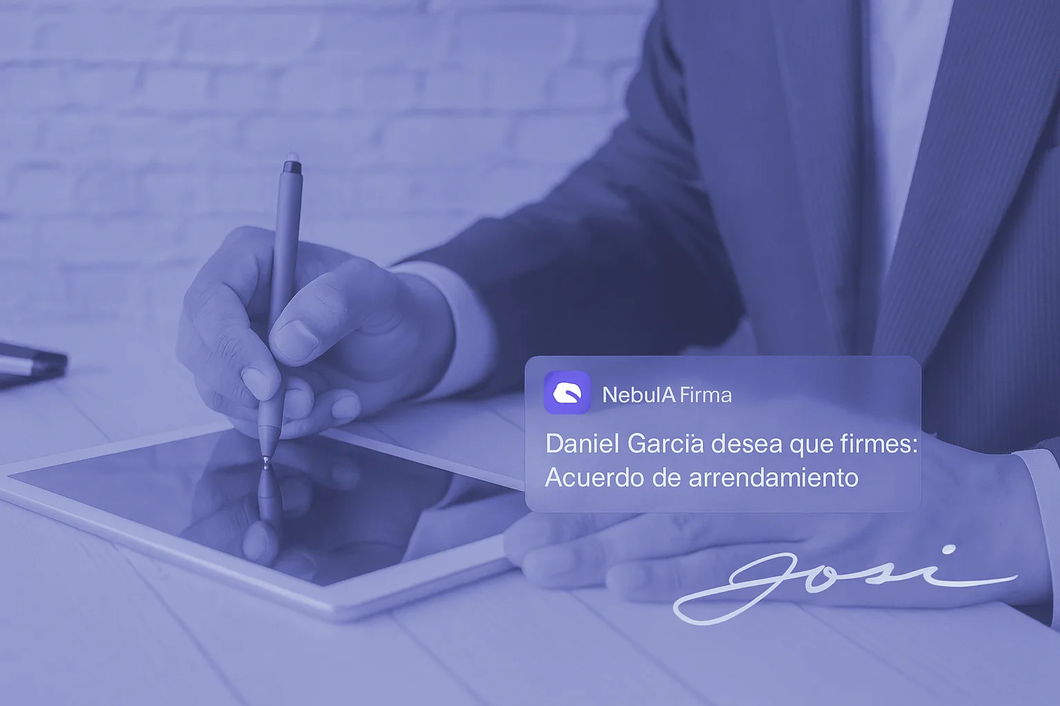 Notificación de firma - Nebuia Firma